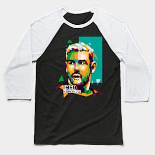 Theo Hernandez Pop Art Amazing Baseball T-Shirt